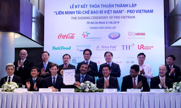 9 công ty bắt tay thành lập liên minh tái chế bao bì Việt Nam 1