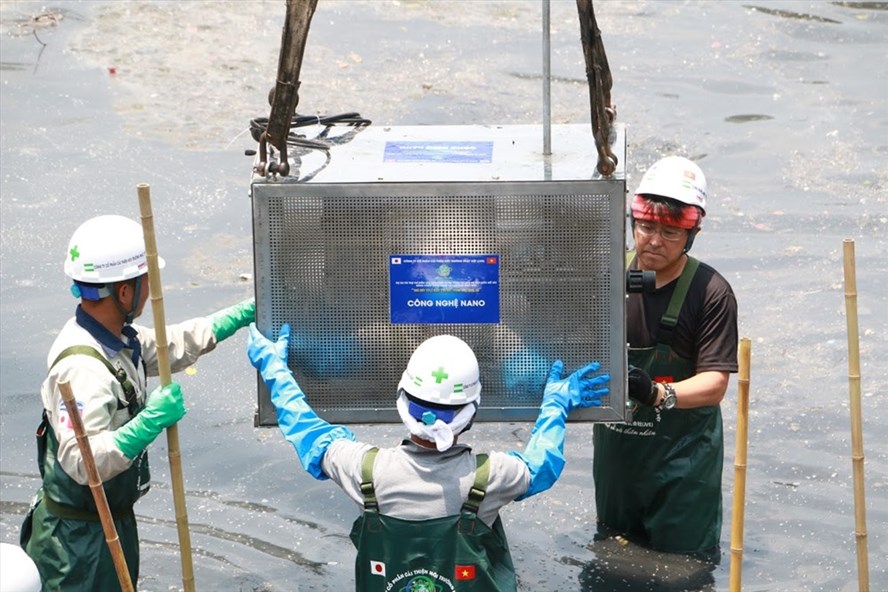 Hà Nội bắt đầu làm sạch sông Tô Lịch bằng công nghệ của Nhật Bản 1